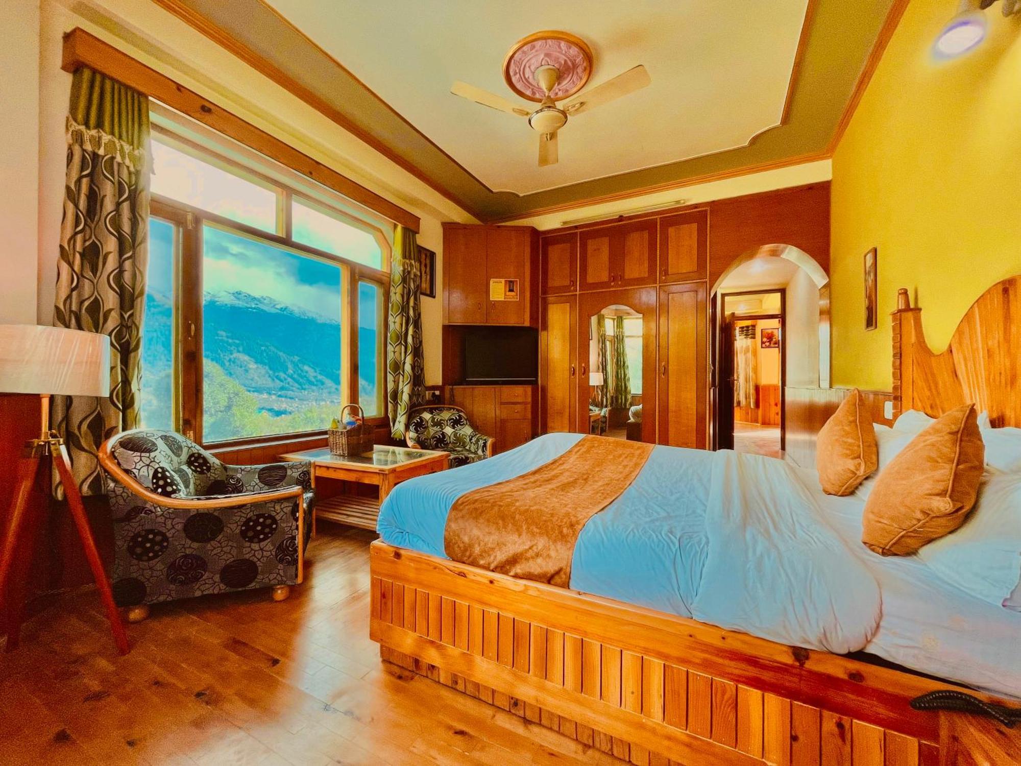 Woods Villa Cottage, Manali Buitenkant foto