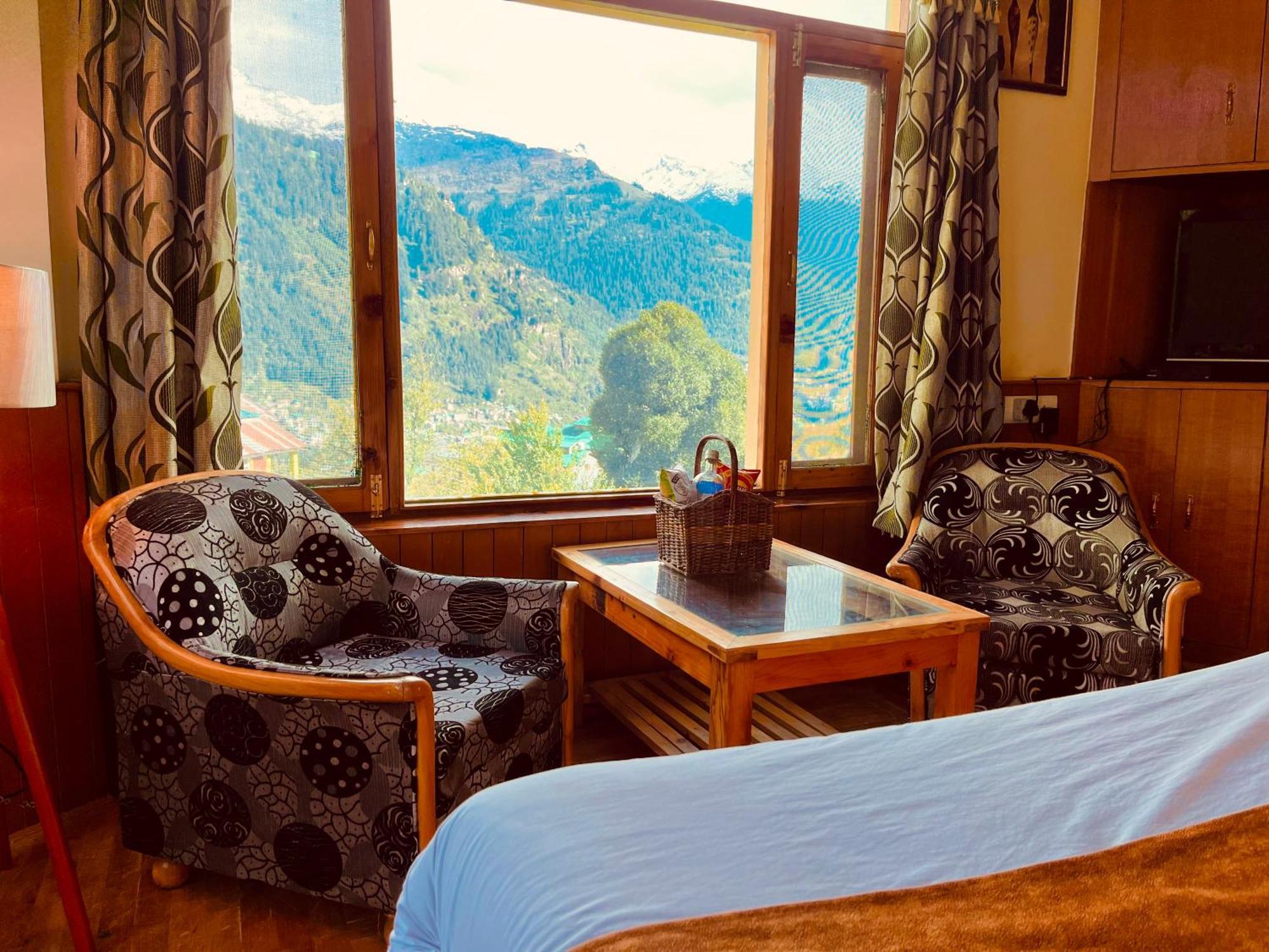 Woods Villa Cottage, Manali Buitenkant foto