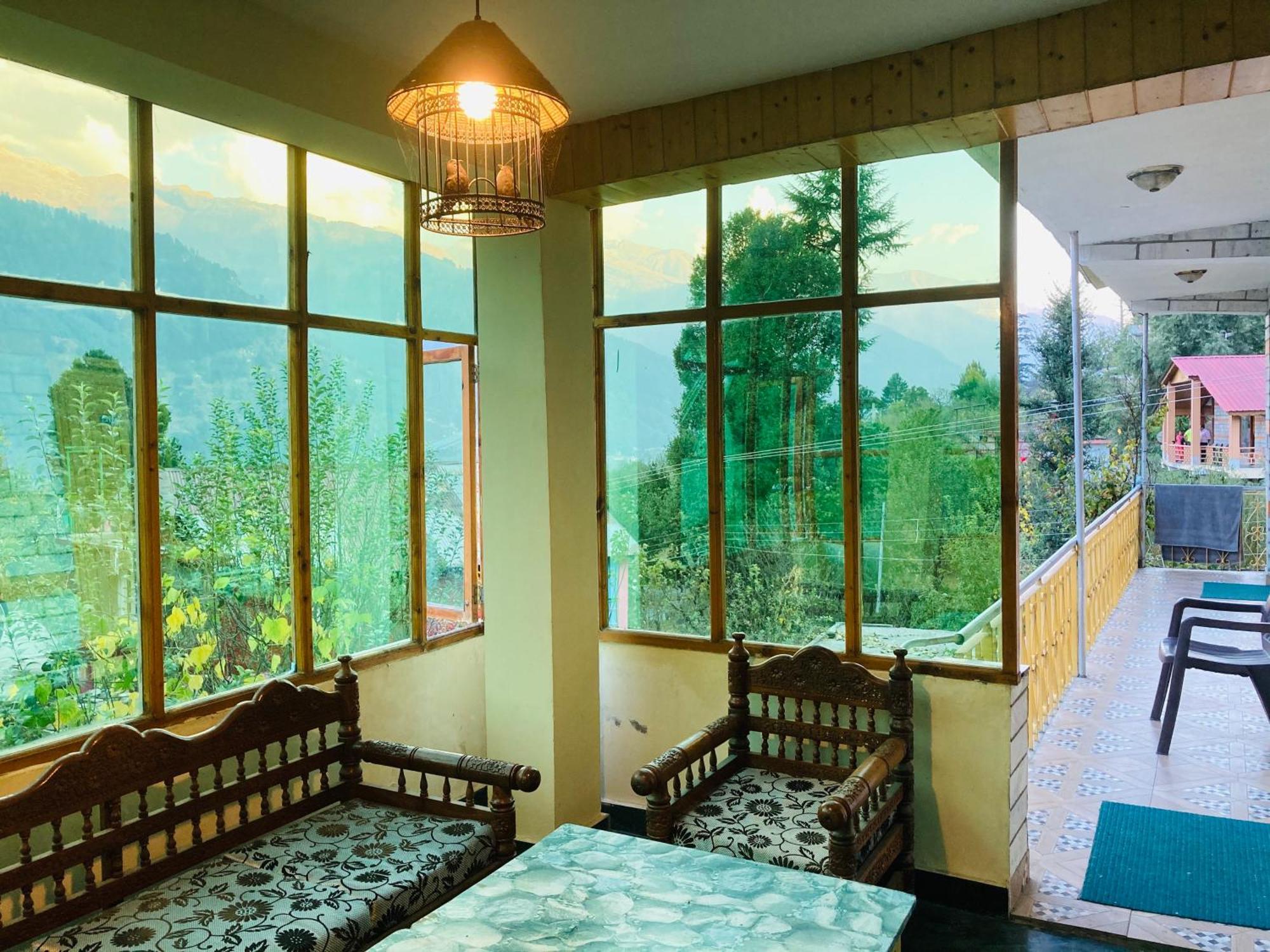 Woods Villa Cottage, Manali Buitenkant foto