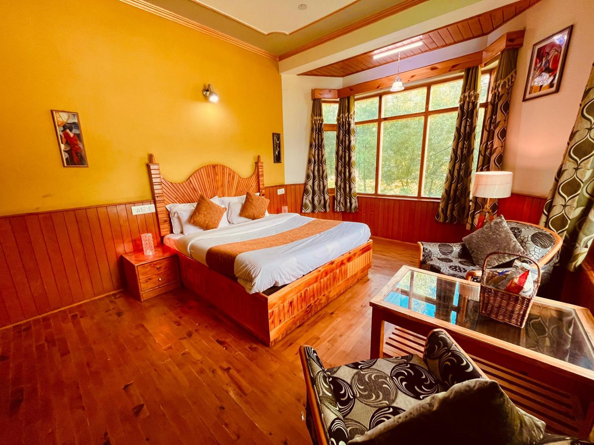 Woods Villa Cottage, Manali Buitenkant foto